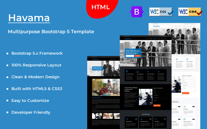 Havama - Multipurpose Bootstrap 5 HTML Business Mall