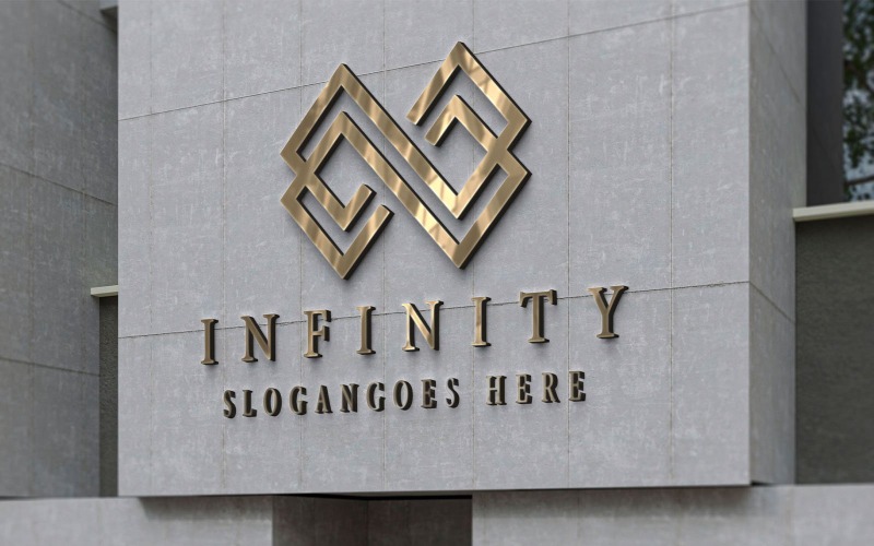 Logotipo de Infinity Slogangoes Here