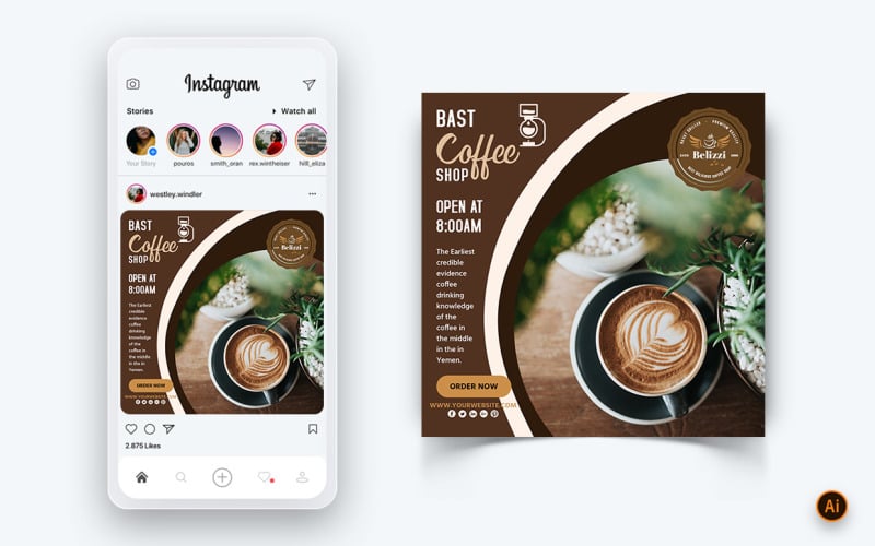 Coffee Shop Templates | TemplateMonster