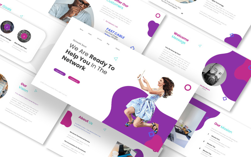 Network Issue Google Slides Template