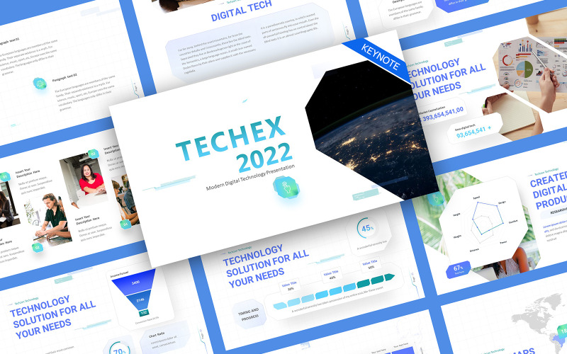 Techex Technology Keynote-Vorlage
