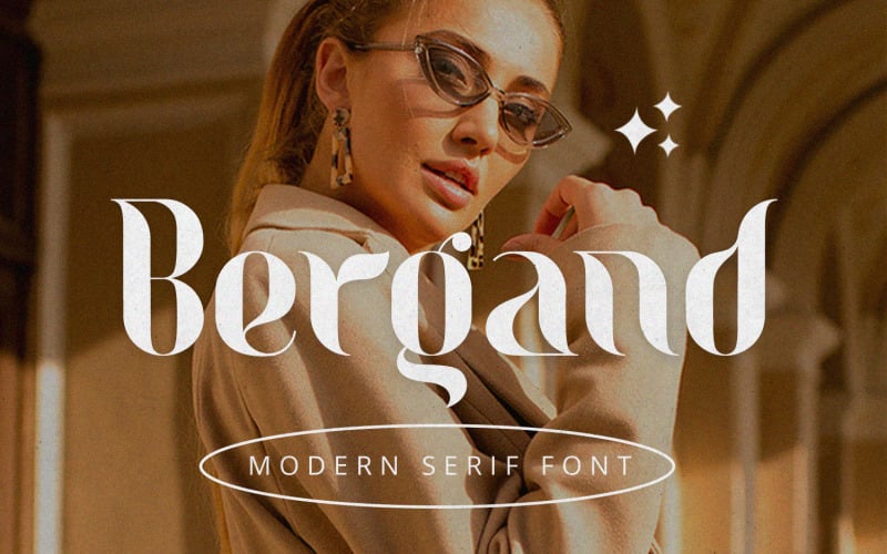 Bergand - Carattere Serif moderno