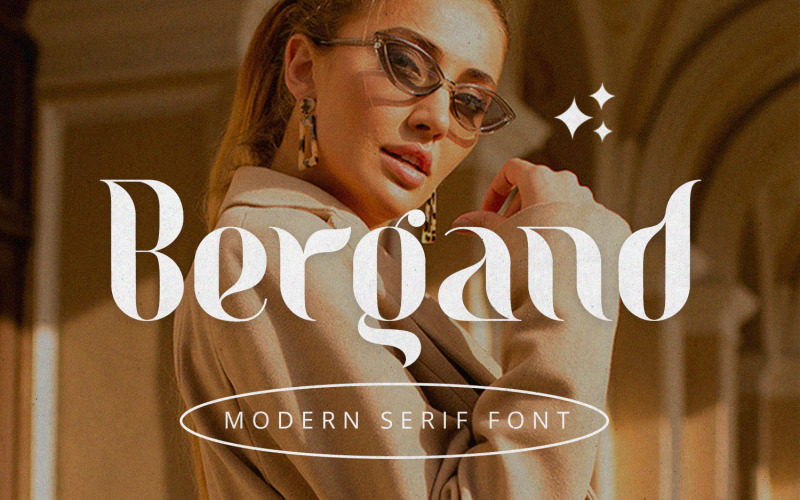 Bergand - Moderní Serif Font