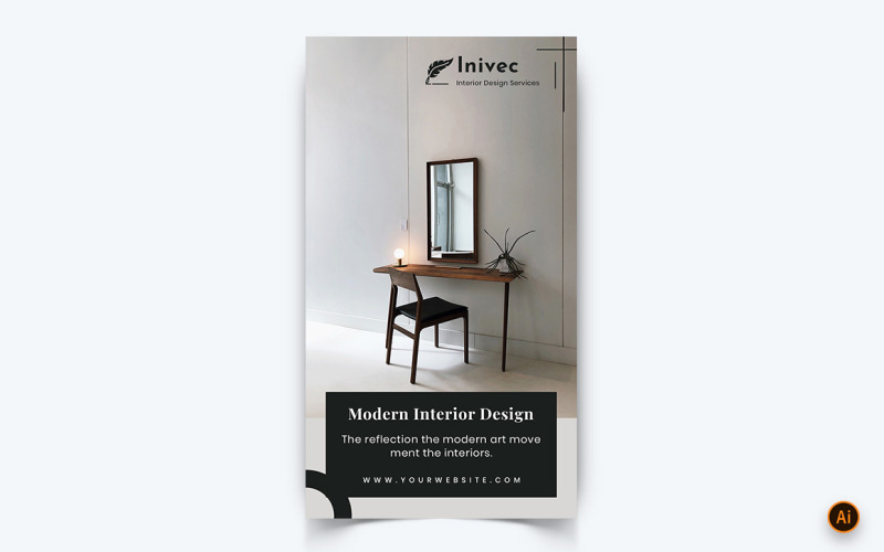 Interior Design Social Media Story Instagram Design Template-10