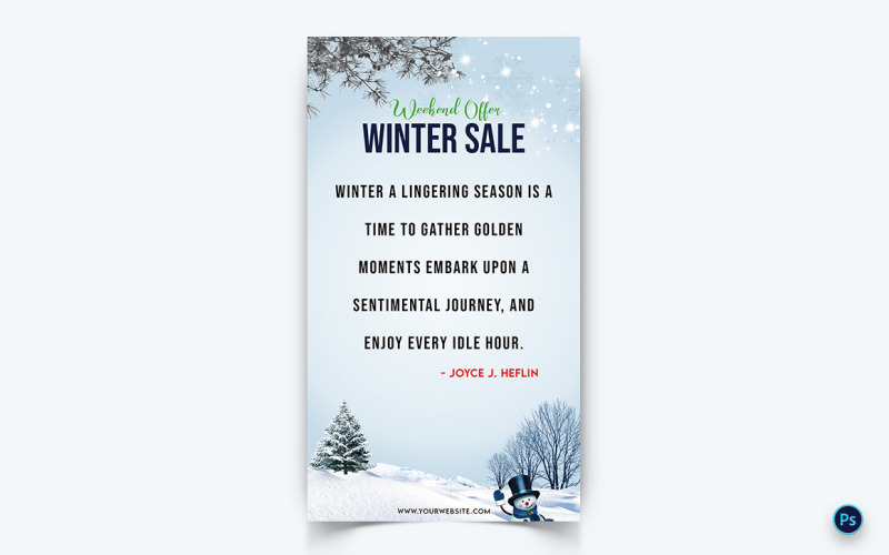 Offerta stagione invernale Vendita Social Media Story Design-02