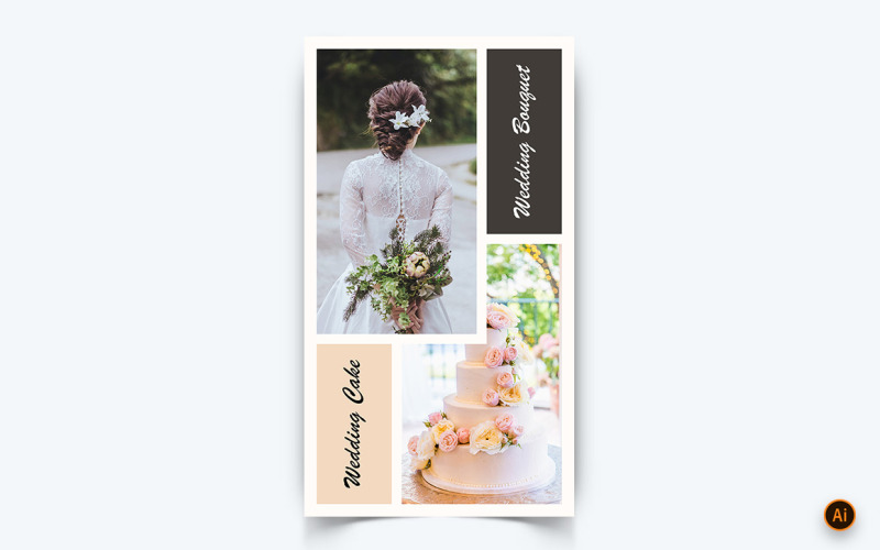 Wedding Invitation RSVP Social Media Instagram Story Design Template-10