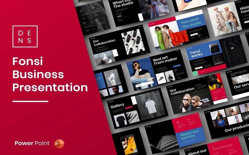 Fonsi – Business PowerPoint šablona