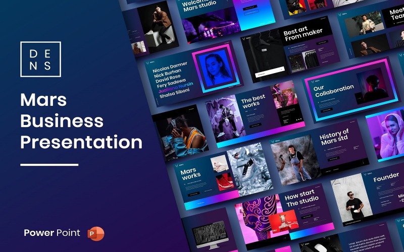 Марс – Бизнес Шаблоны презентаций PowerPoint