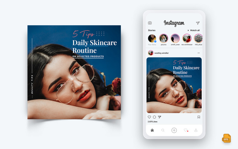 Salone di bellezza e Spa Social Media Instagram Post Design-15