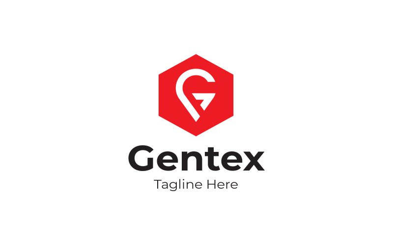 Шаблон дизайна логотипа G Letter Pin