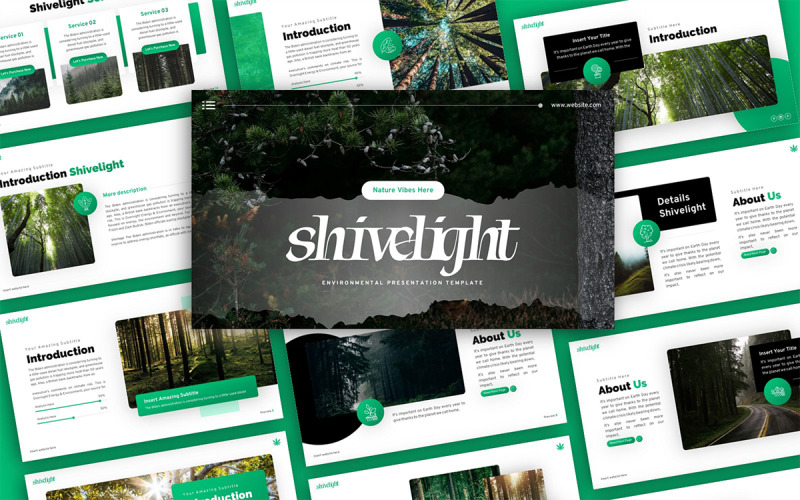 Shivelight Environment Многоцелевой шаблон презентации PowerPoint