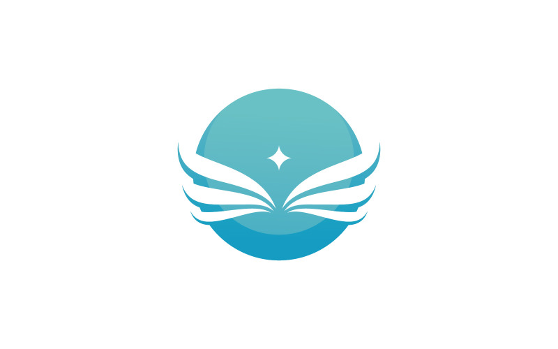 Vogelflügel-Vektor-Logo-Design-Vorlage V10