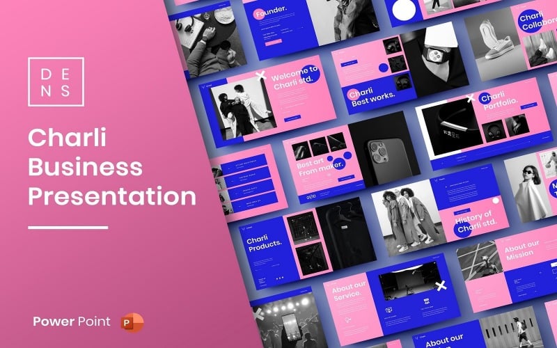 Charli – Modèle PowerPoint d'affaires