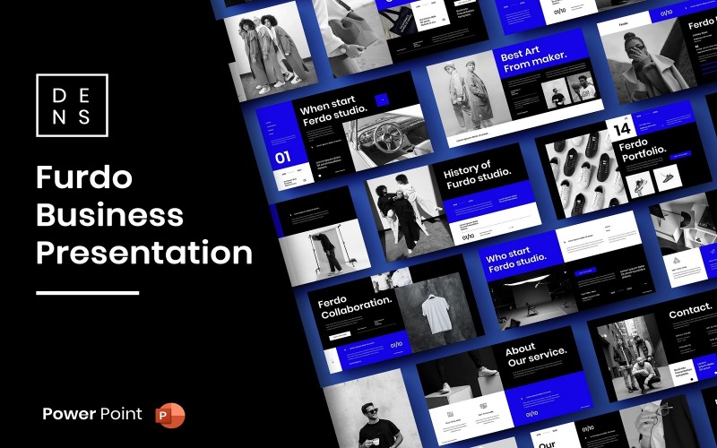 Фурдо – Шаблон бизнес-презентации PowerPoint