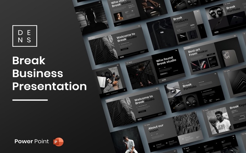 Pause – Business-PowerPoint-Vorlage