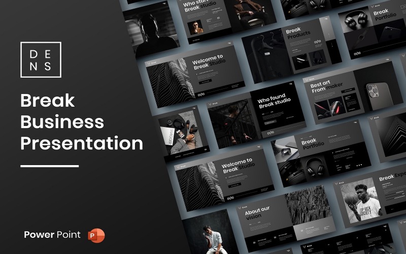 Přestávka – šablona Business PowerPoint
