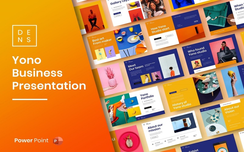 Yono – Modèle PowerPoint d'entreprise