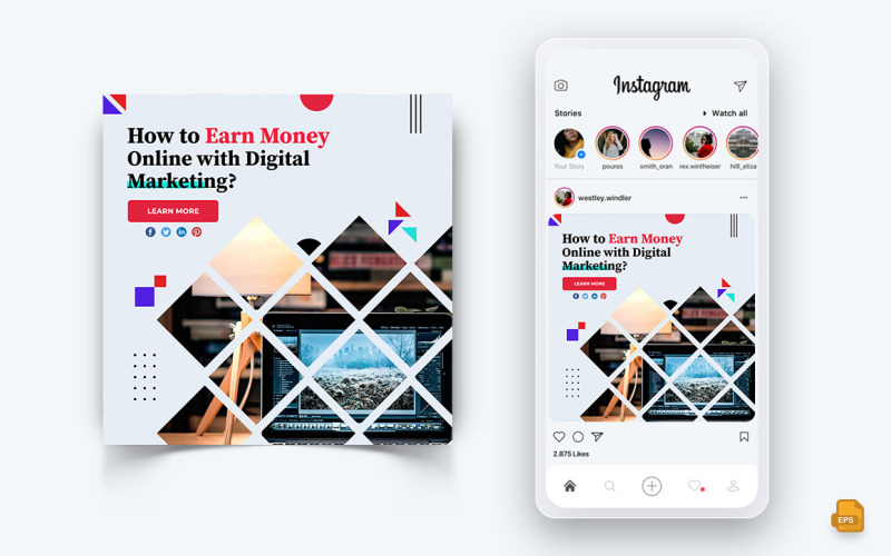 Agência de Marketing Digital Mídia Social Instagram Post Design-17