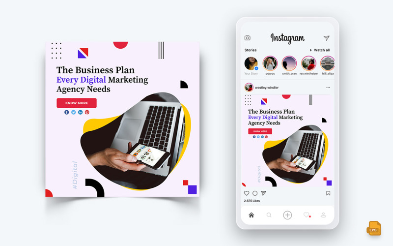 Agência de Marketing Digital Mídia Social Instagram Post Design-20