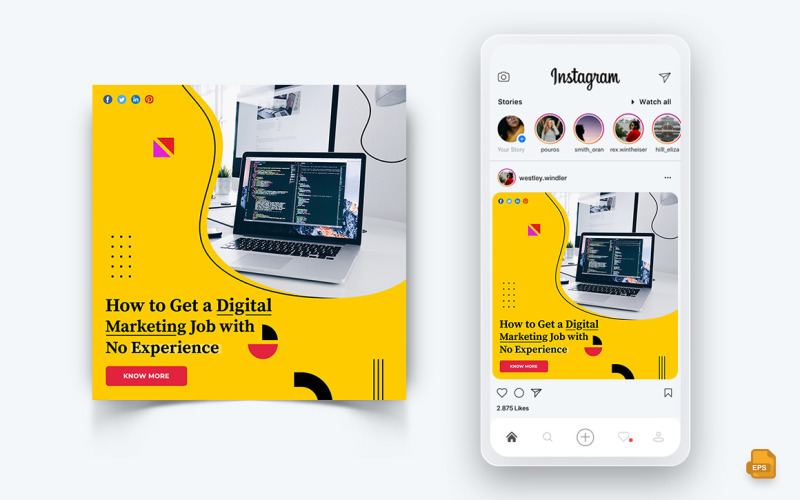 Agentur für digitales Marketing Social Media Instagram Post Design-15