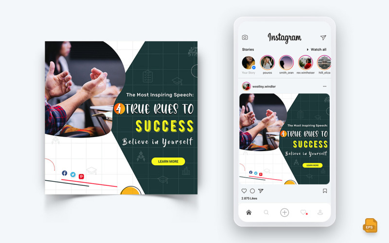 Onderwijs Social Media Instagram Post Design-06