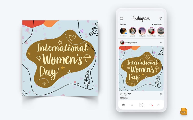 International Womens Day Social Media Instagram Post Design-06