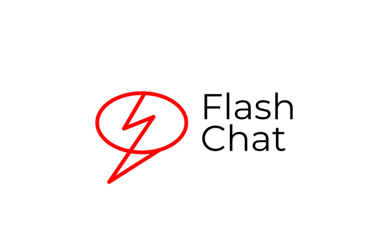 Flash Chat Customer Support Dynamic Logo