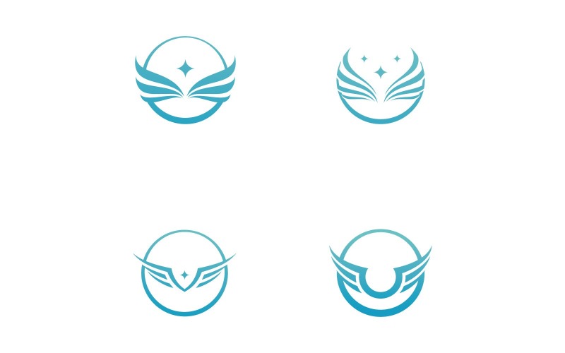 Bird Wing Vector Logo Design Template V35
