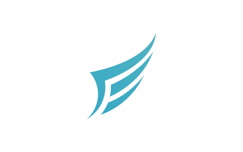 Vogelflügel-Vektor-Logo-Design-Vorlage V26