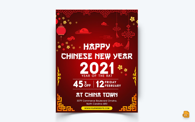 Chinese NewYear Celebration Social Media Instagram Feed Design-12