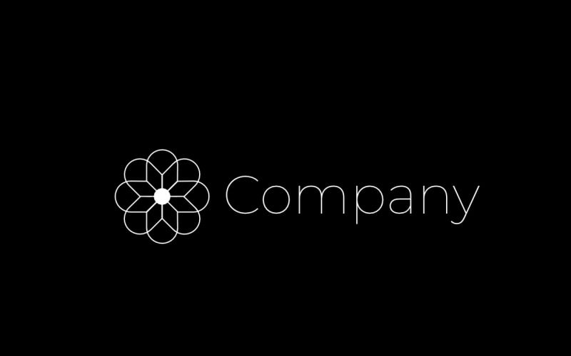 Connect Tech Dynamiczna linia kwiatowa Logo