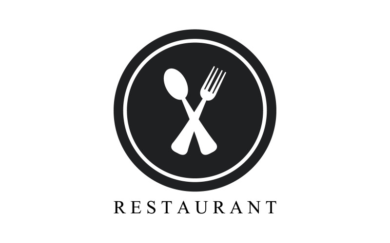 Logo restaurace na bílém pozadí