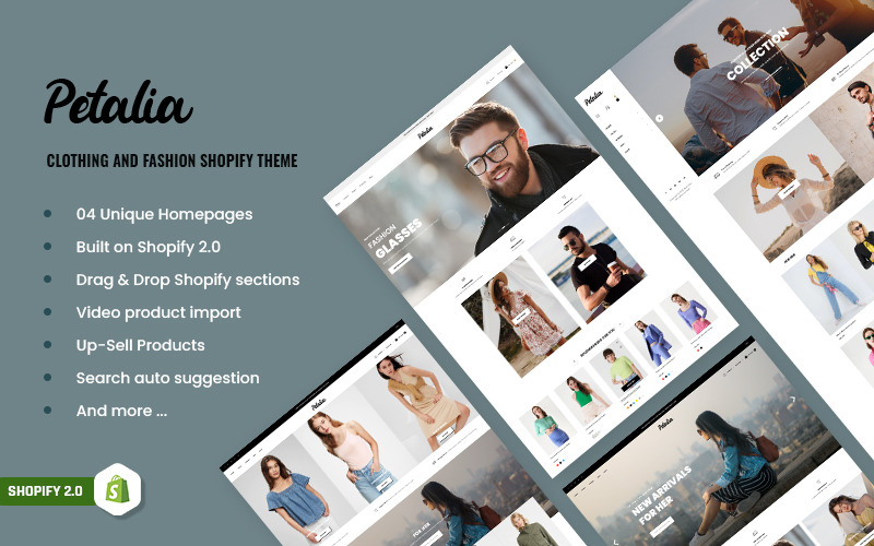 Petalia - Oblečení a móda Téma Shopify