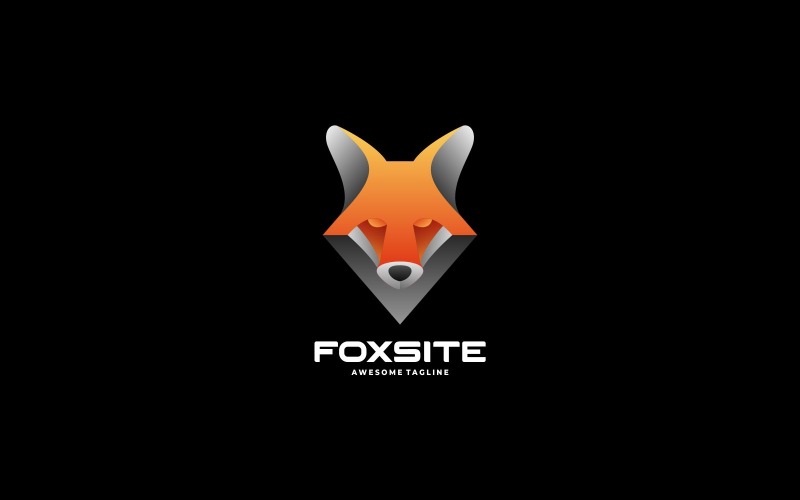 Векторный логотип Fox Gradient Template