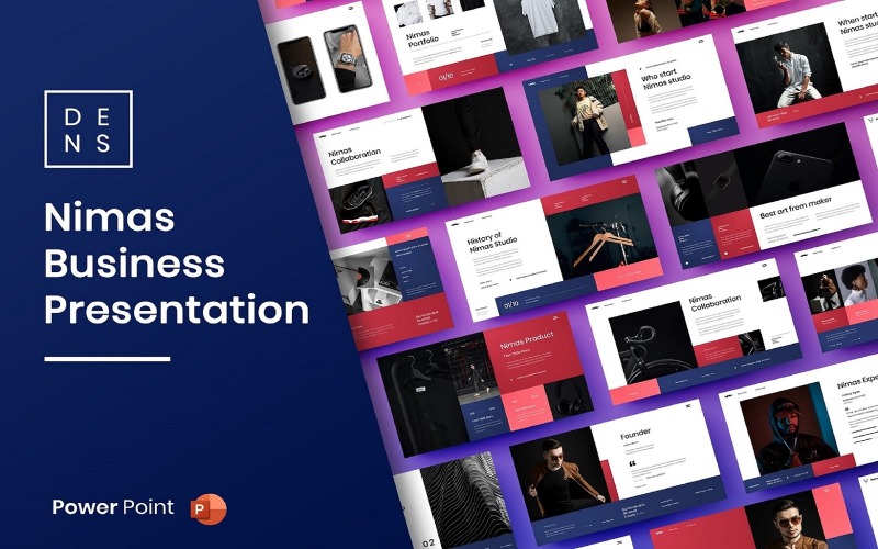 Нимас – Шаблон бизнес-презентации PowerPoint