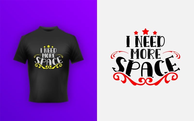 Creative Typography T-shirt Design Premium Vector Template