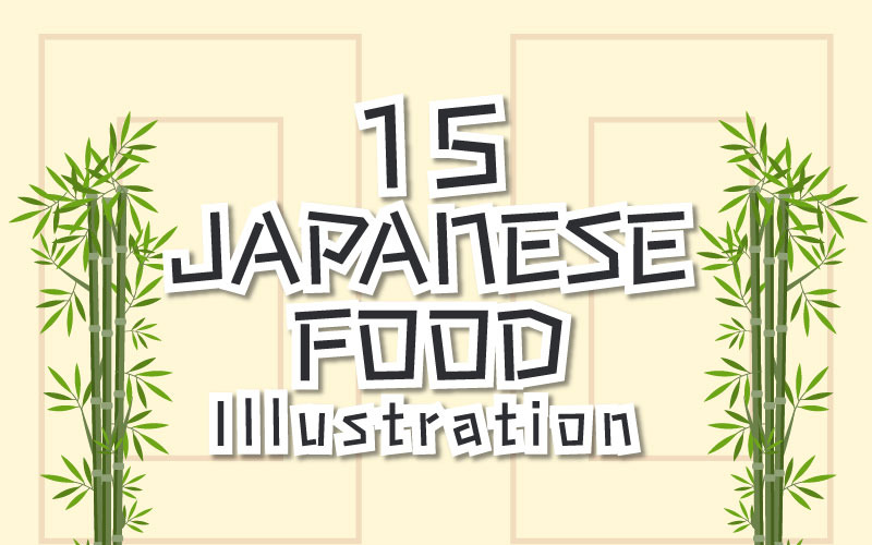 15 Illustration de la cuisine japonaise