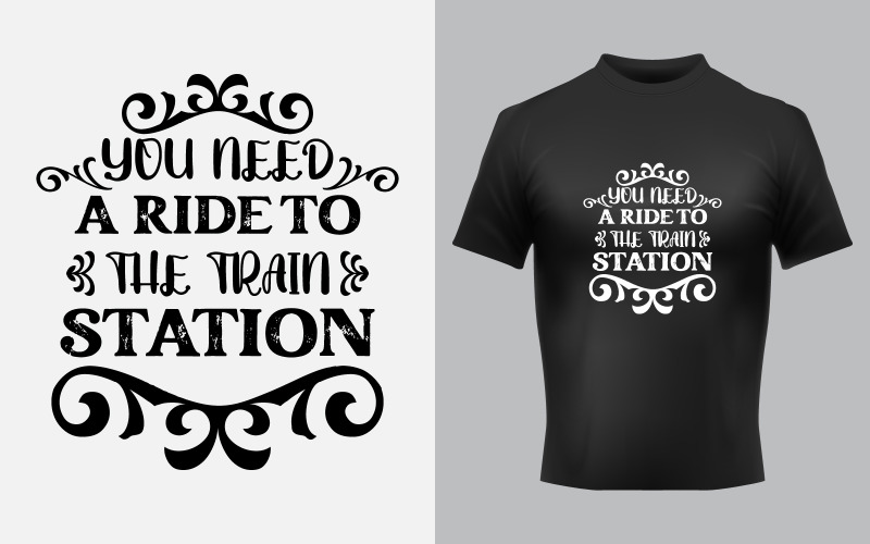 Modello di vettore premium di design per t-shirt con adesivo tipografico creativo