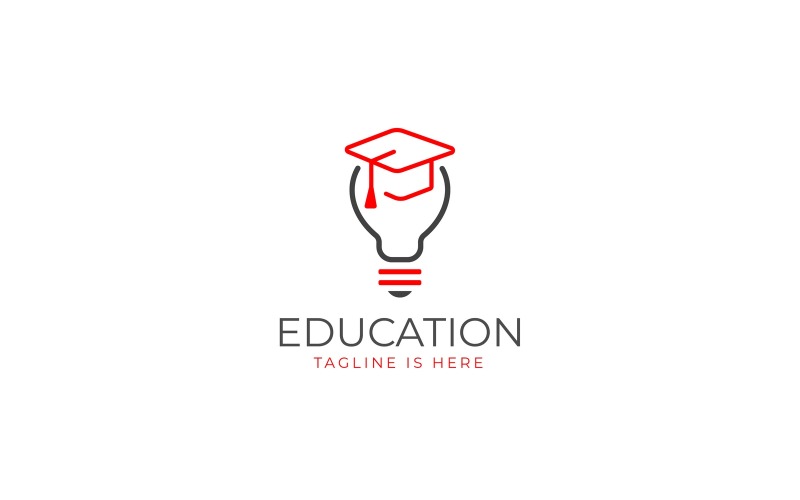 Education vector logo template V2