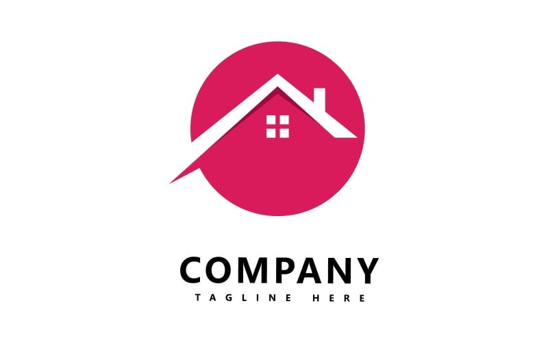 Real Estate Vector Logo Design V8