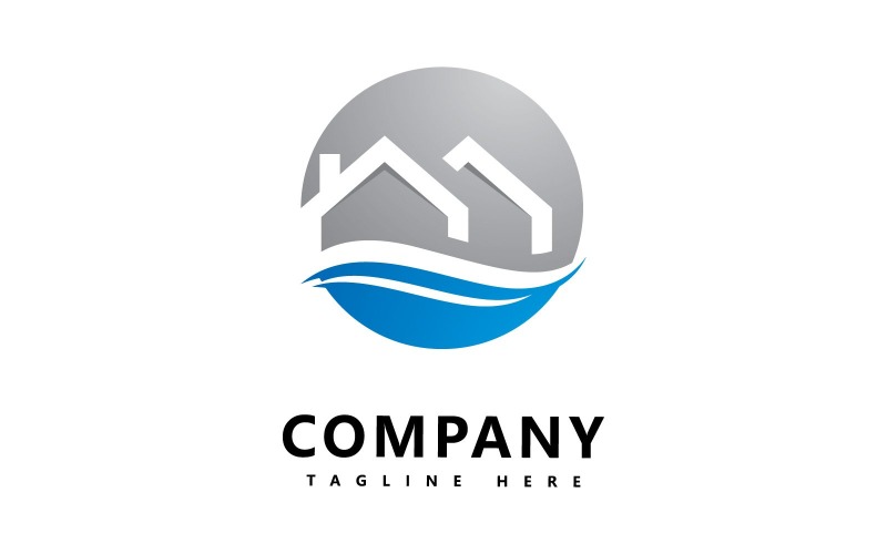 Real Estate Vector Logo Design V9