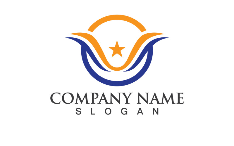 Ailes Logo Vector Icon Symbole Iillustration Design Template V11