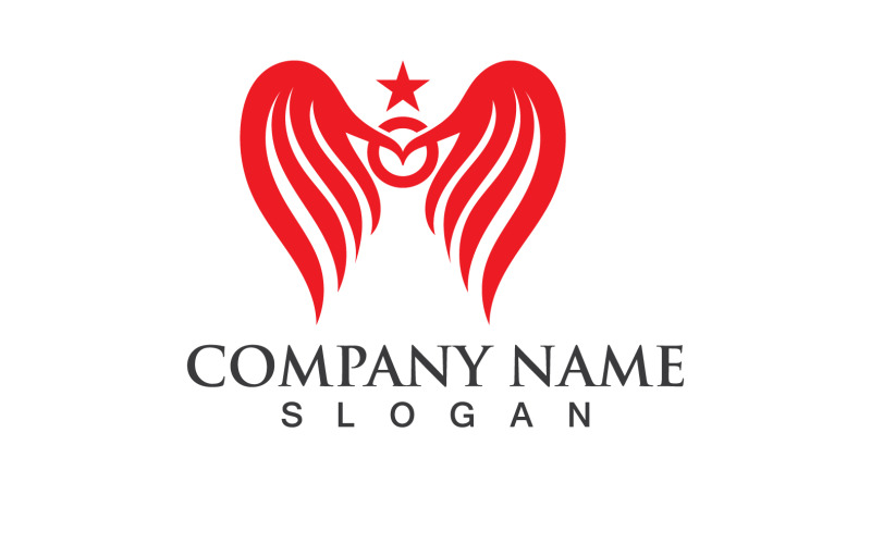 Ailes Logo Vector Icon Symbole Iillustration Design Template V15