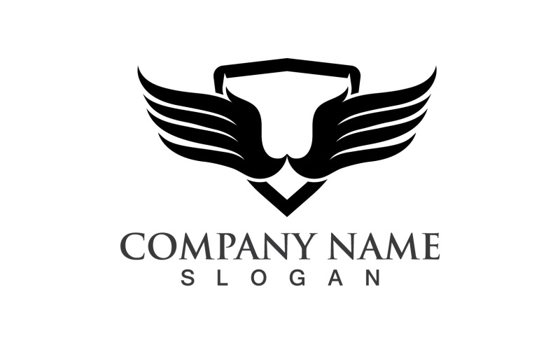 Ailes Logo Vector Icon Symbole Iillustration Design Template V1