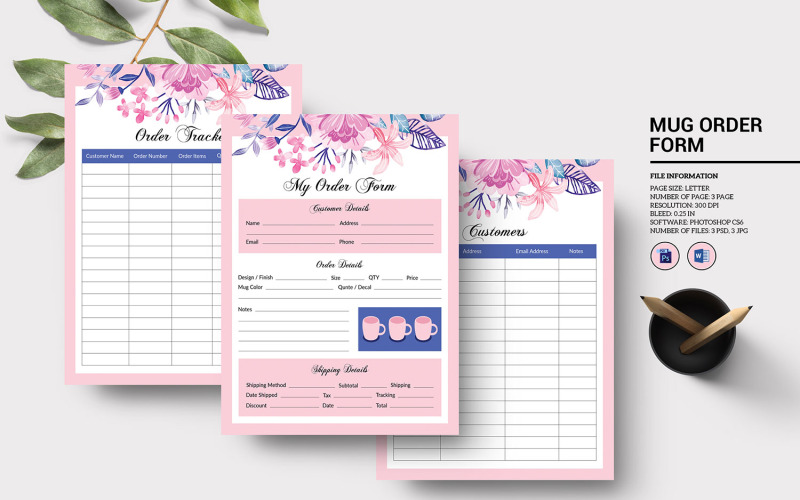Modèle de bon de commande imprimable