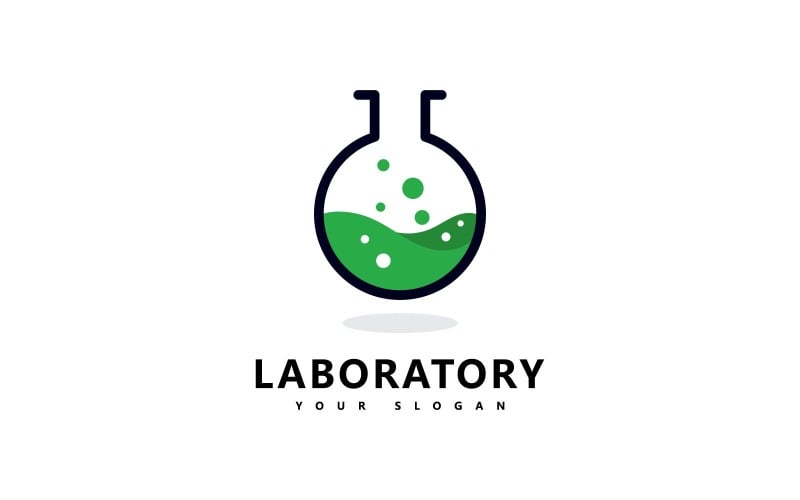 Logo del laboratorio Scienza Logo del laboratorio Icona Vector Design V1