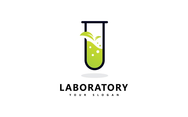 Logo del laboratorio Scienza Logo del laboratorio Icona Vector Design V2