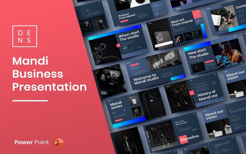 Mandi – Шаблон бизнес-презентации PowerPoint