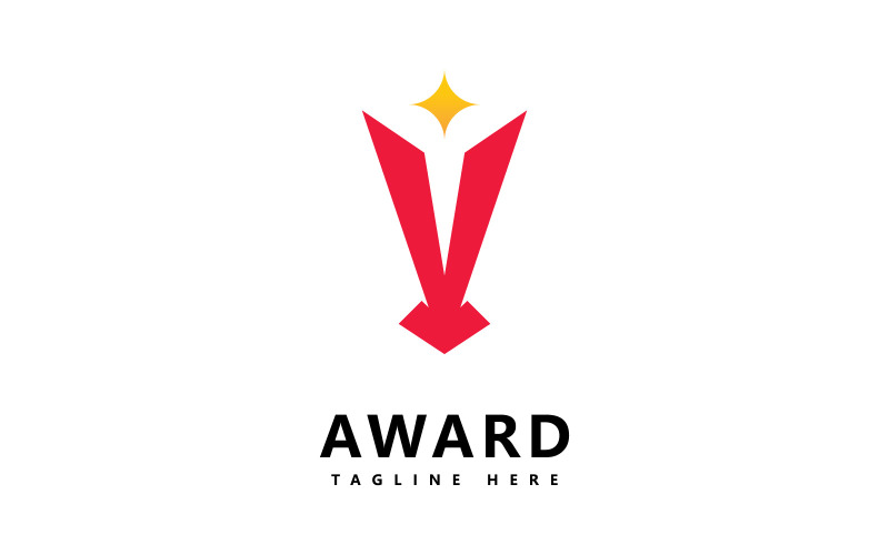 Trophy Vector Logo Template V4