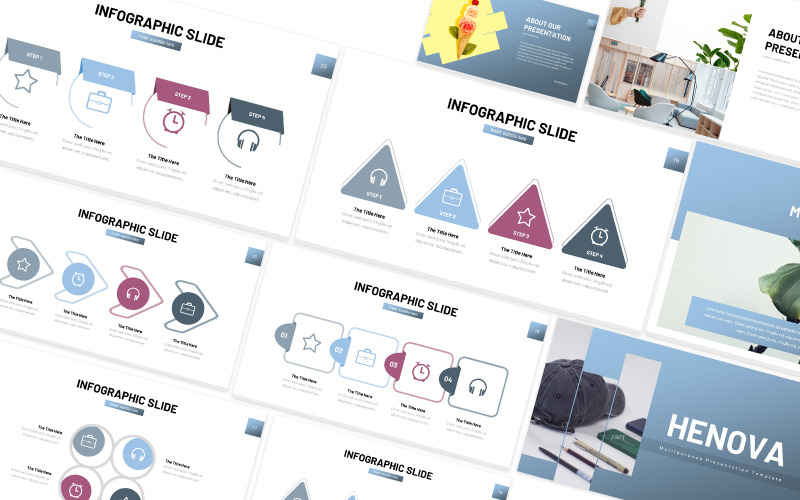 Henova Mehrzweck-Powerpoint-Vorlage #267264 - TemplateMonster